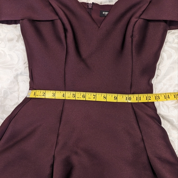 Beautiful like new shimmery plum evening dress 🖤 brand: EVERNEW - Picture 12 of 12